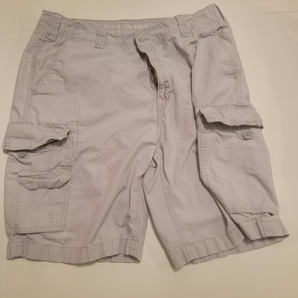 Mens nautica jeans company riptide cargo shorts size 36